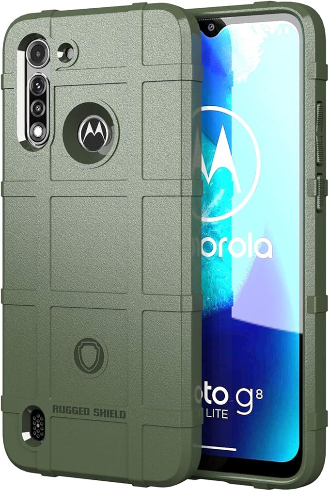 具有重型防震*级防跌落和相机保护功能外壳,适用于 moto g8 power